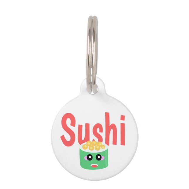 Médaillon Pour Animaux Sushi Suzie Pet Tag (Devant)