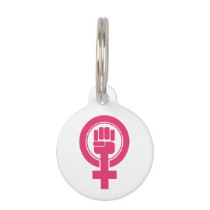 Médaillon Pour Animaux Symbole de résistance des femmes