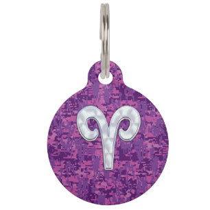 Médaillon Pour Animaux Symbole Zodiac de Pearl