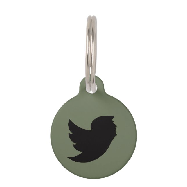 MÉDAILLON POUR ANIMAUX T CONCEPTION D'OISEAU - BALISE D'IDENTIFICATION DE (Devant)