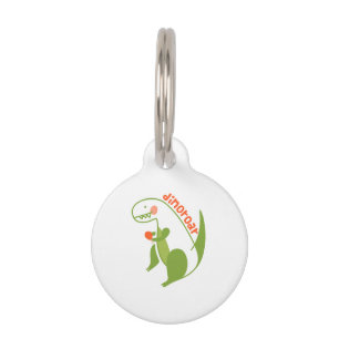 Médaillon Pour Animaux T Rex Dinosaur