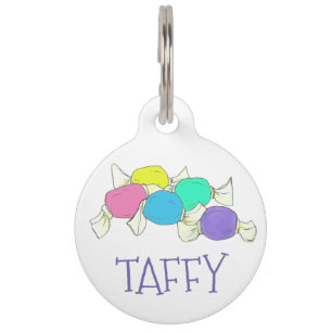Médaillon Pour Animaux Taffy Dog Boardwalk Salt Water Candy Beach