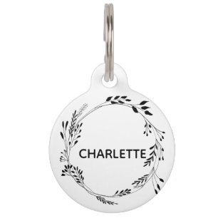 Médaillon Pour Animaux Tag Chien Collar Chien Tag Personnalisé Tag Chat P