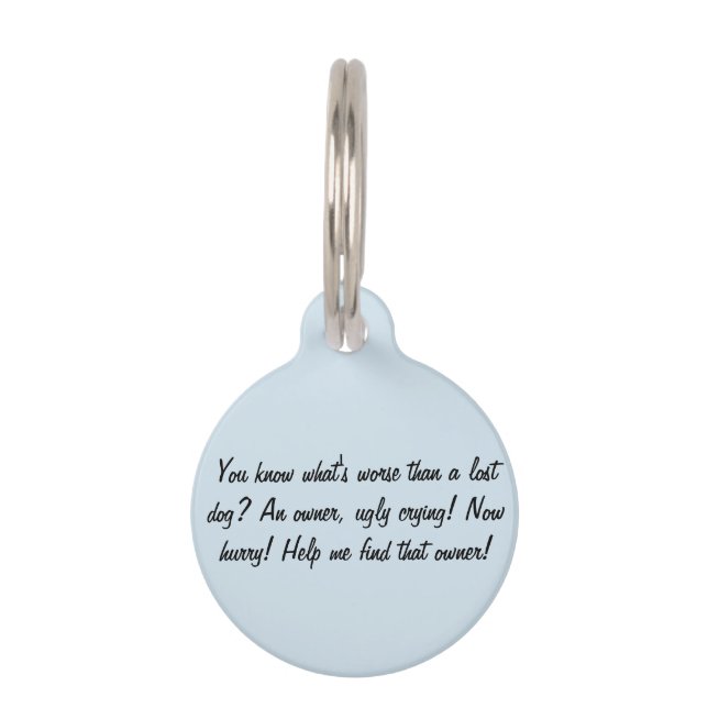 Médaillon Pour Animaux Tag de chien (Devant)