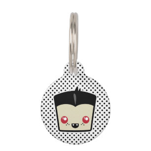 Médaillon Pour Animaux Tag de chien Kawaii Dracula