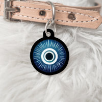 Tag Evil Eye Dog - Numéro d'identification personn