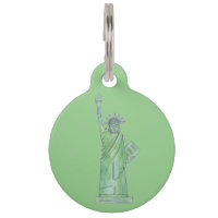 Tag Green NYC New York Lady Statue of Liberty Chie
