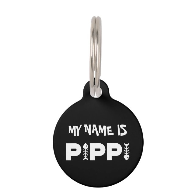 Médaillon Pour Animaux Tag Pippi Cat Pet ID (Devant)