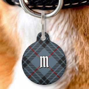 Médaillon Pour Animaux Tartan bleu du clan MacKay