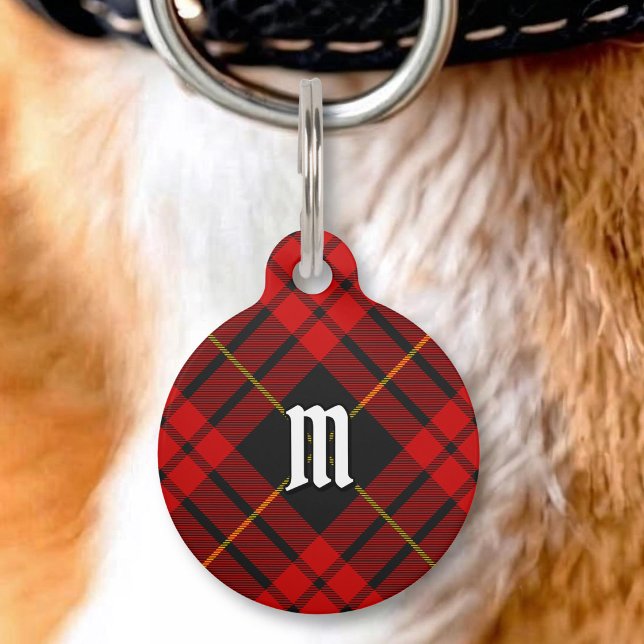 Médaillon Pour Animaux Tartan Clan MacQueen (Créateur téléchargé)