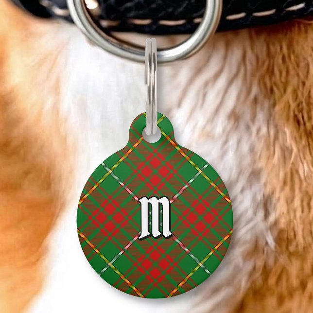 Médaillon Pour Animaux Tartan de chasse du clan Bruce (Créateur téléchargé)