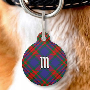 Médaillon Pour Animaux Tartan du clan Carnegie