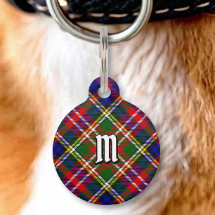 Médaillon Pour Animaux Tartan du clan Christie