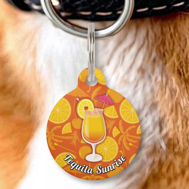 Médaillon Pour Animaux Tequila sunrise (Créateur téléchargé)