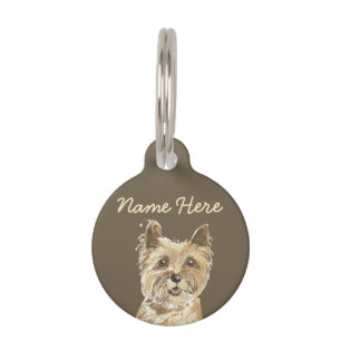 Médaillon Pour Animaux Terrier Cairn