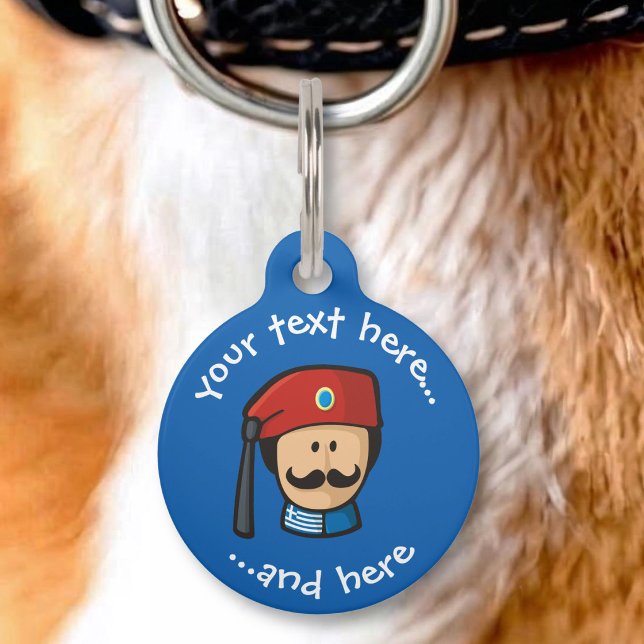 Médaillon Pour Animaux Tête de Tsolias (Créateur téléchargé)