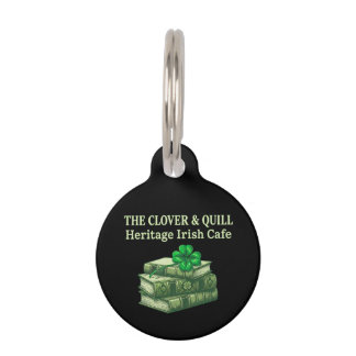 Médaillon Pour Animaux The Clover & Quill: Heritage Irish Cafe Celtic