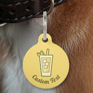 Médaillon Pour Animaux Thé glacé
