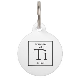 Médaillon Pour Animaux Titane