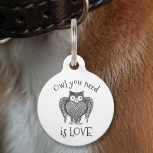 Médaillon Pour Animaux Tout ce dont vous avez besoin de chouette
