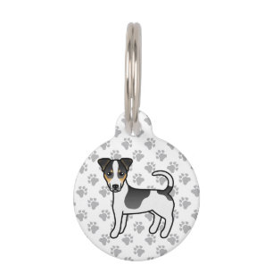 Médaillon Pour Animaux Tricolor Smooth Coat Jack Russell Terrier Chien