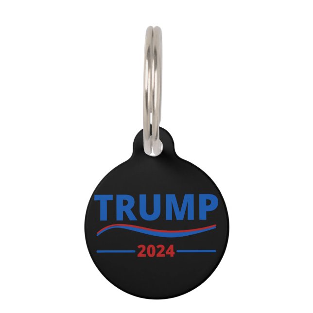 Médaillon Pour Animaux trump take America back (Devant)