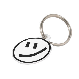 Médaillon Pour Animaux ㋡ Tsu Kana Katakana Smiling Emoji / Emoticon
