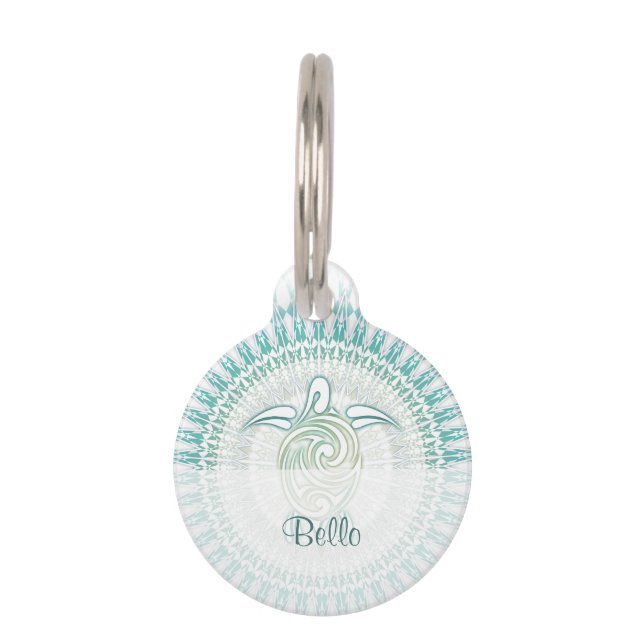 Médaillon Pour Animaux Turtle Beach Style (Devant)