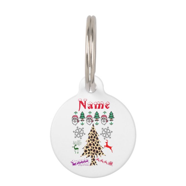 Médaillon Pour Animaux Ugly Christmas Random Mishmash Thunder_Cove (Devant)