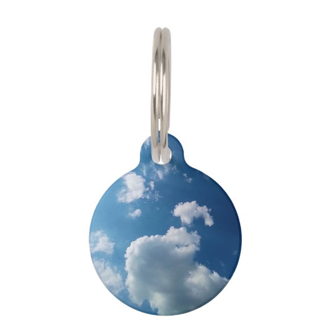 Médaillon Pour Animaux Un grand nuage (Devant)