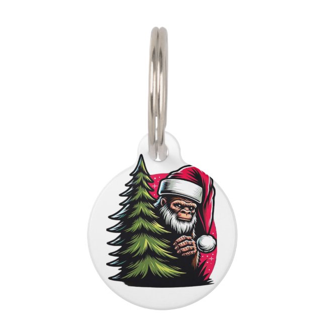 Médaillon Pour Animaux Un Noël à la pointe de la mer (Devant)