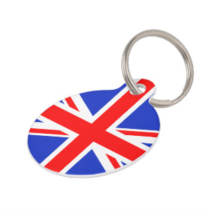 MÉDAILLON POUR ANIMAUX "UNION JACK "