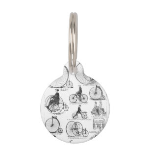 Médaillon Pour Animaux Vélo à grande roue Penny Farthing