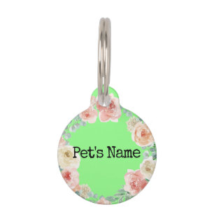 Médaillon Pour Animaux Vert je suis perdu appelle maman animal de compagn