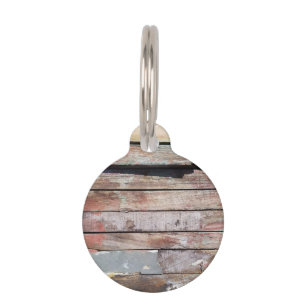 Médaillon Pour Animaux Vieux bois rustique bateau en bois plank