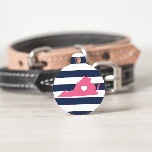 Médaillon Pour Animaux Virginia Heart (Créateur téléchargé)