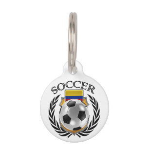 Médaillon Pour Animaux Vitesse de fan du football 2016 de la Colombie