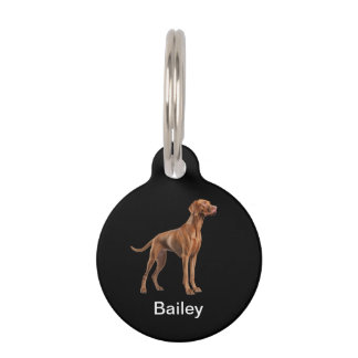 Médaillon Pour Animaux Vizsla Chien race Monogram Chien ID Tags