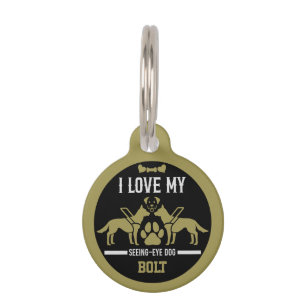 Médaillon Pour Animaux Voir un cadeau de chien oeil