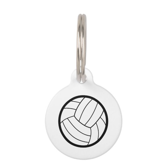 Médaillon Pour Animaux Volley-ball (Devant)