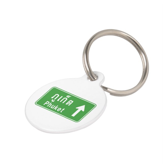 Médaillon Pour Animaux Voyage à Phuket ⚠ véhicule routier thaïlandais ⚠ (Côté )