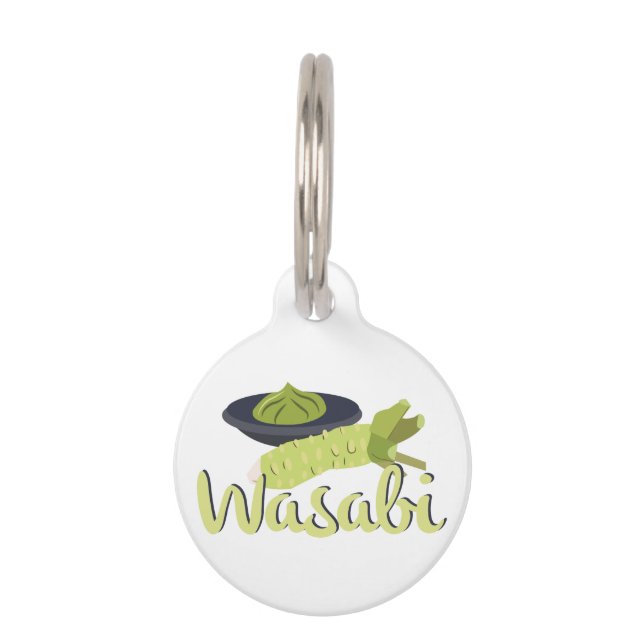 Médaillon Pour Animaux Wasabi (Devant)