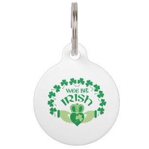 Médaillon Pour Animaux Wee Bit Irlandais