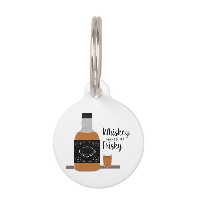 Médaillon Pour Animaux Whiskey (Devant)