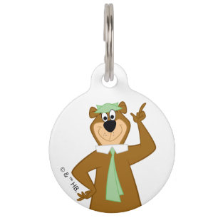 Médaillon Pour Animaux Yogi "Plus Intelligent Que L'Ours Moyen"