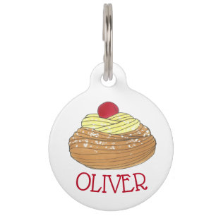 Médaillon Pour Animaux ZEPPOLE Italien Frit Pâtisserie Dough Boulangerie