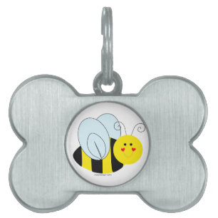 Médaillons Pour Animaux Domestiques Abeille mignonne