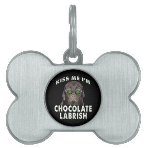 Médaillons Pour Animaux Domestiques Amoureux des chiens Embrassez-moi, je suis un la