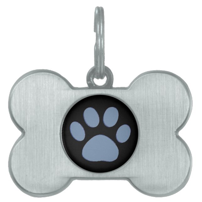 Médaillons Pour Animaux Domestiques animaux de compagnie chiens chat pawprints (Devant)