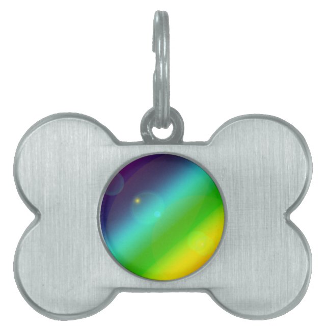 Médaillons Pour Animaux Domestiques arc en ciel (Devant)